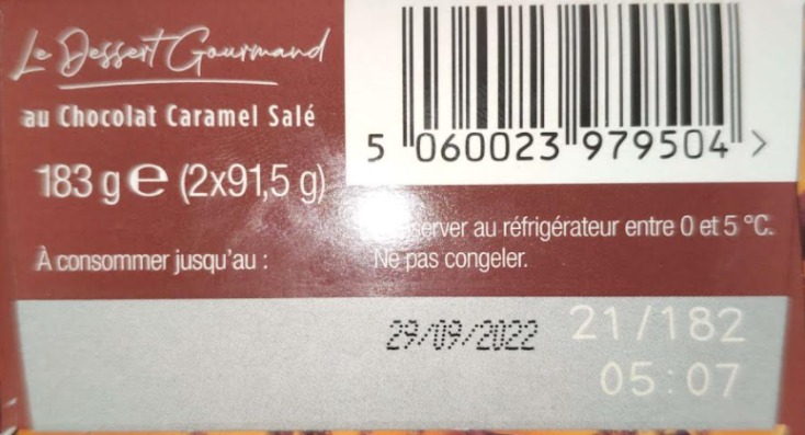 Visuel N°1 du produit rappelé