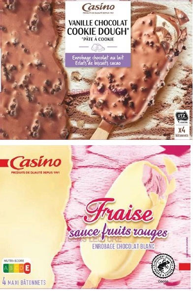 Visuel N°5 du produit rappelé : Maxi bâtonnets x4 – CASINO