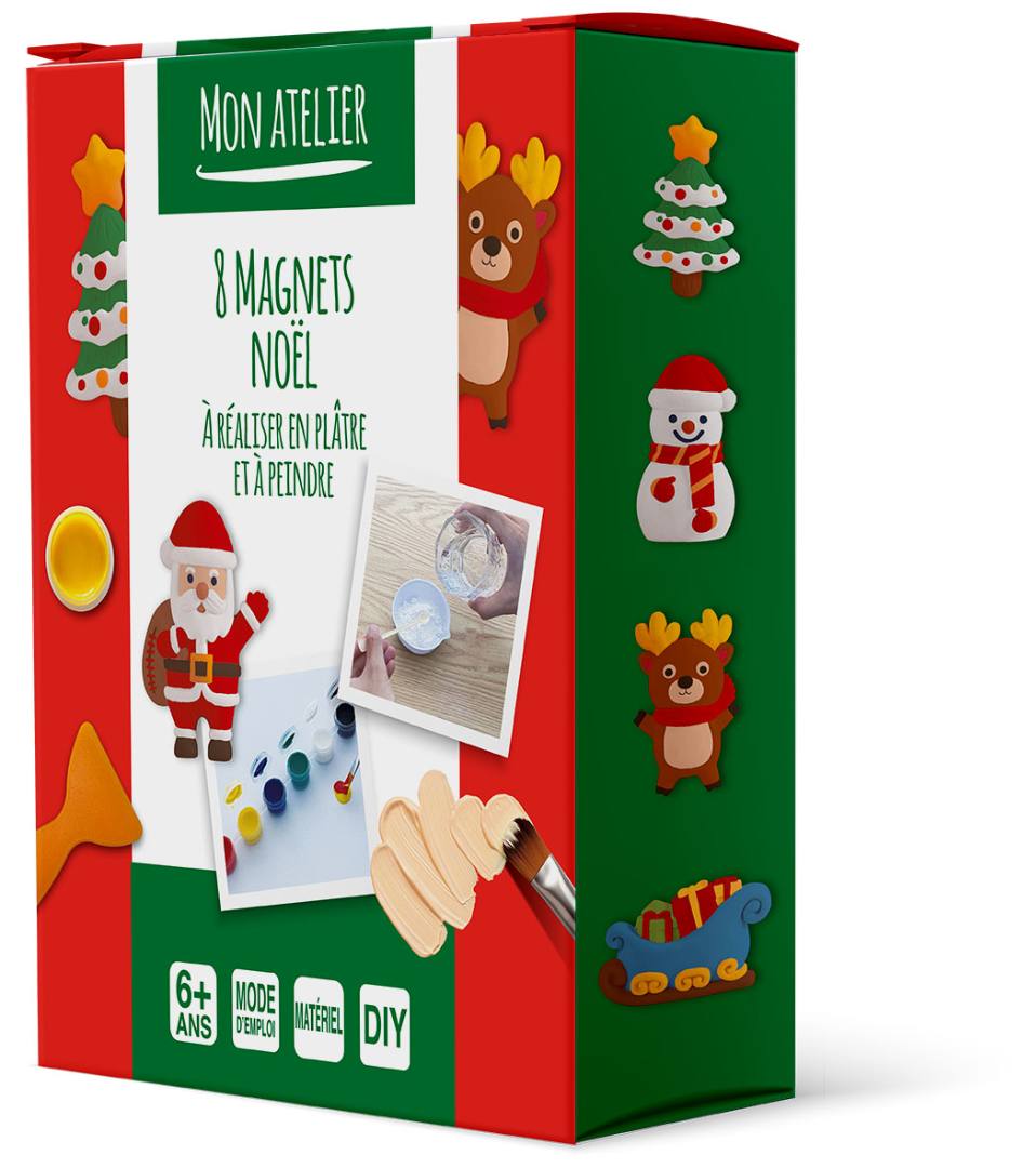 Visuel N°2 du produit rappelé : COFFRET MES 8 MAGNETS DINOS A REALISER EN PLATRE ET A PEINDRE - COFFRET MES 8 MAGNETS DE NOEL A REALISER EN PLATRE ET A PEINDRE