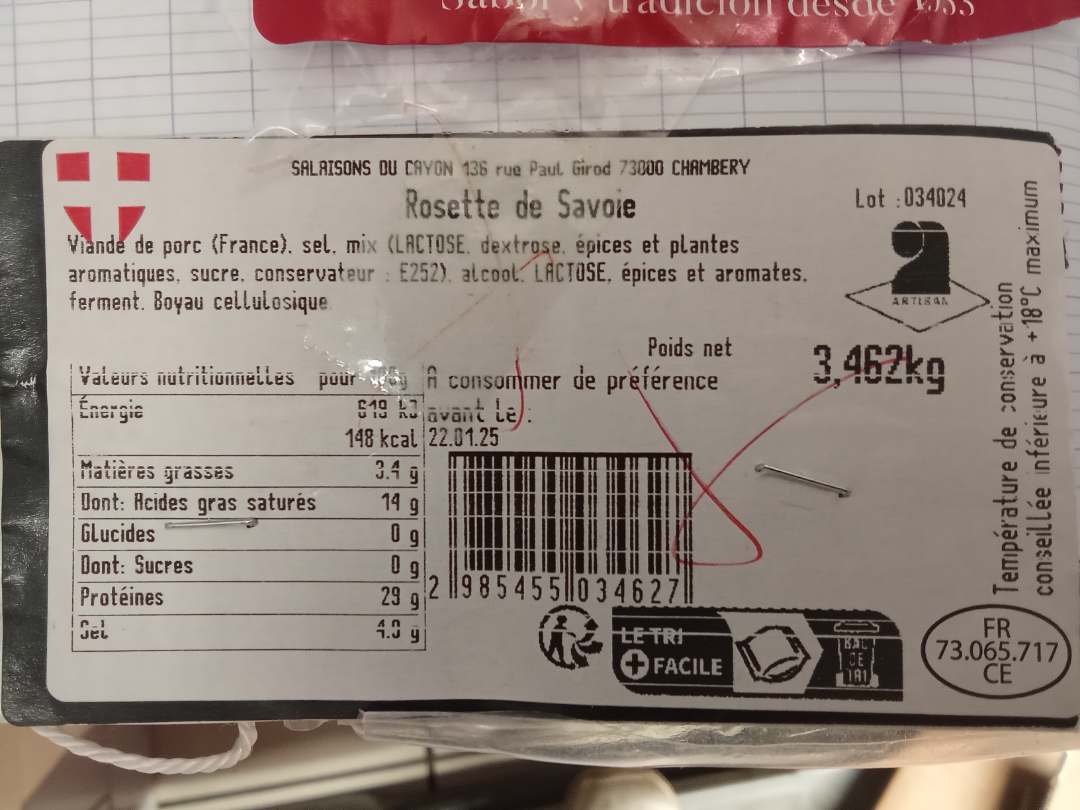 Visuel N°1 du produit rappelé