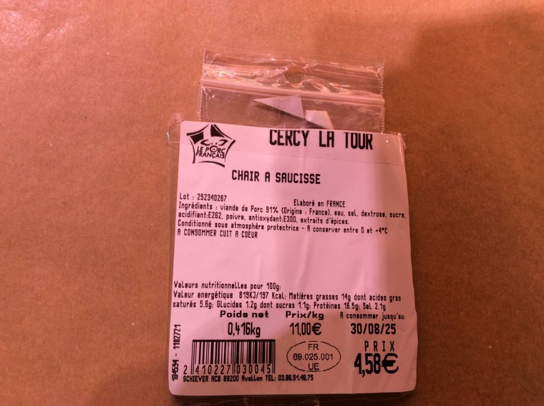 Visuel N°1 du produit rappelé