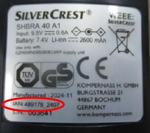 Visuel N°1 du produit rappelé