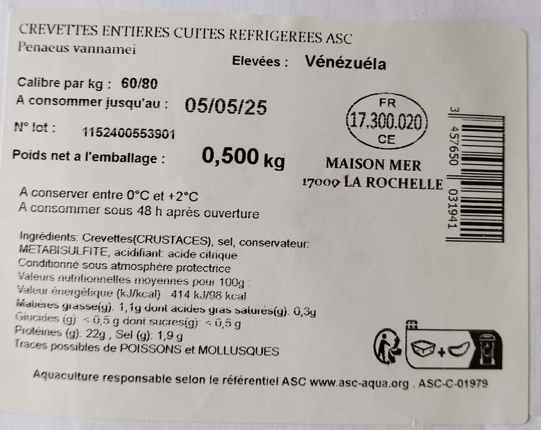 Visuel N°1 du produit rappelé