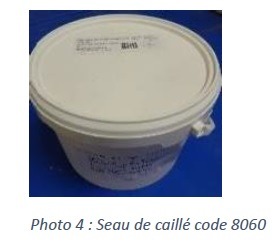 Visuel N°3 du produit rappelé : fromage au lait cru de chèvre