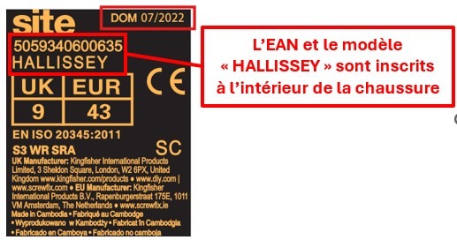 Visuel N°1 du produit rappelé