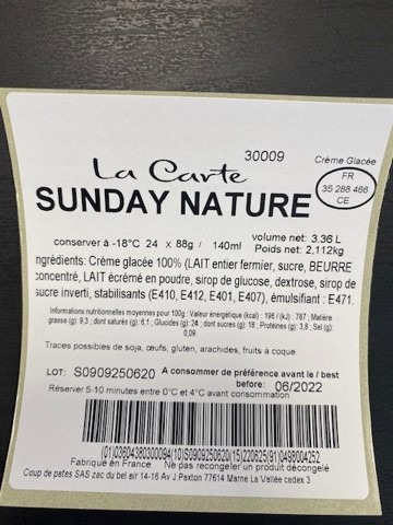 Visuel N°3 du produit rappelé