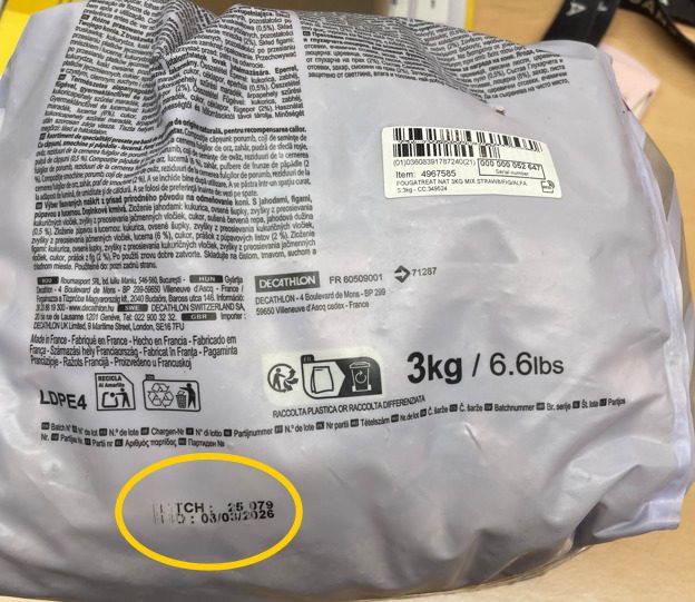 Visuel N°1 du produit rappelé