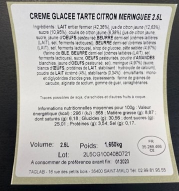 Visuel N°2 du produit rappelé