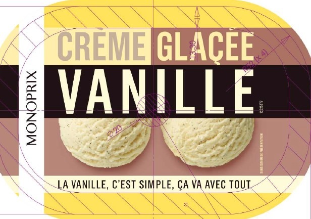 Visuel N°3 du produit rappelé : Bac crème glacée - Monoprix