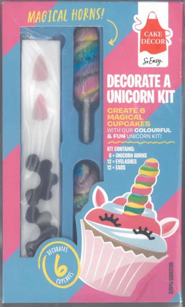 Visuel N°3 du produit rappelé : Kit de 6 décorations cupcakes licorne - UNICORN KIT