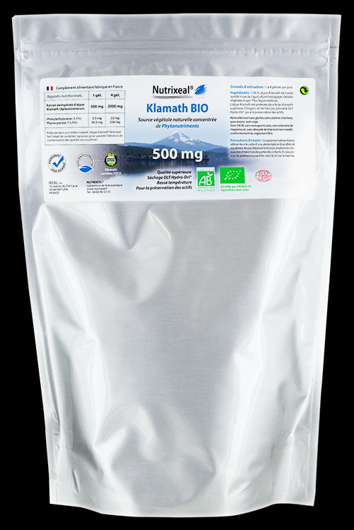 Visuel N°2 du produit rappelé : Klamath BIO 500 mg