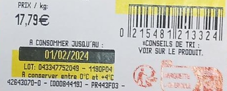 Visuel N°1 du produit rappelé