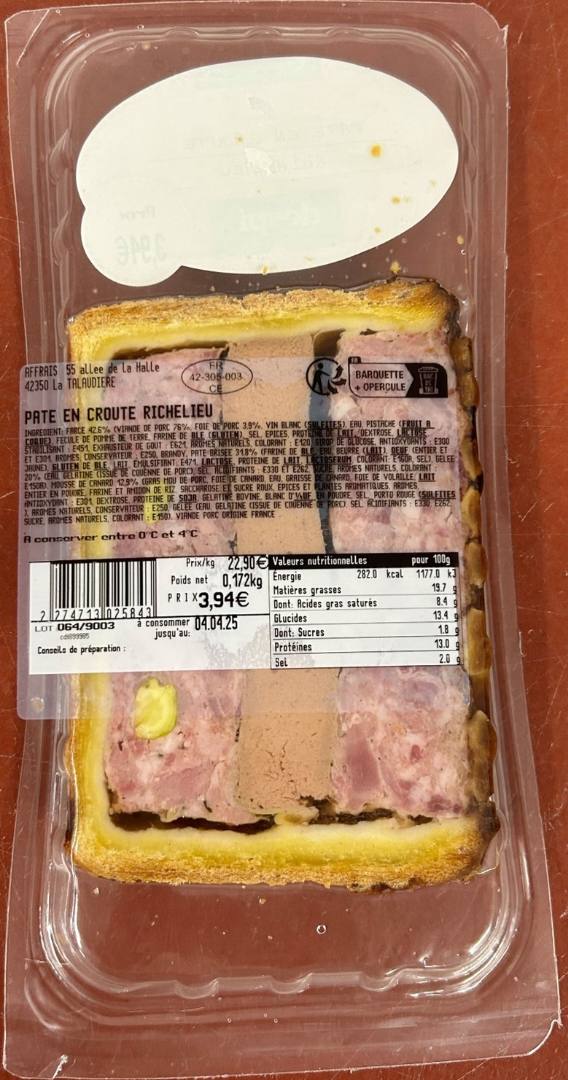 Visuel N°1 du produit rappelé