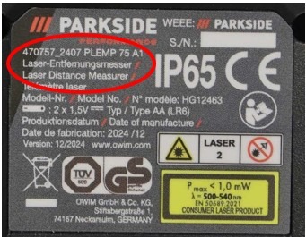 Visuel N°1 du produit rappelé