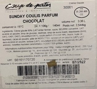 Visuel N°3 du produit rappelé