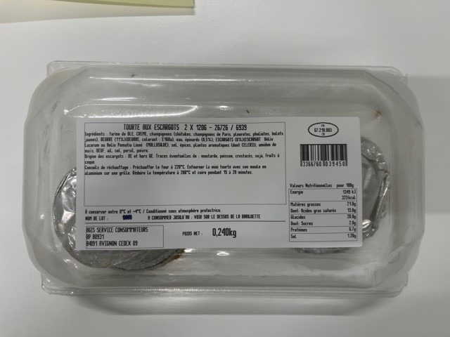 Visuel N°1 du produit rappelé