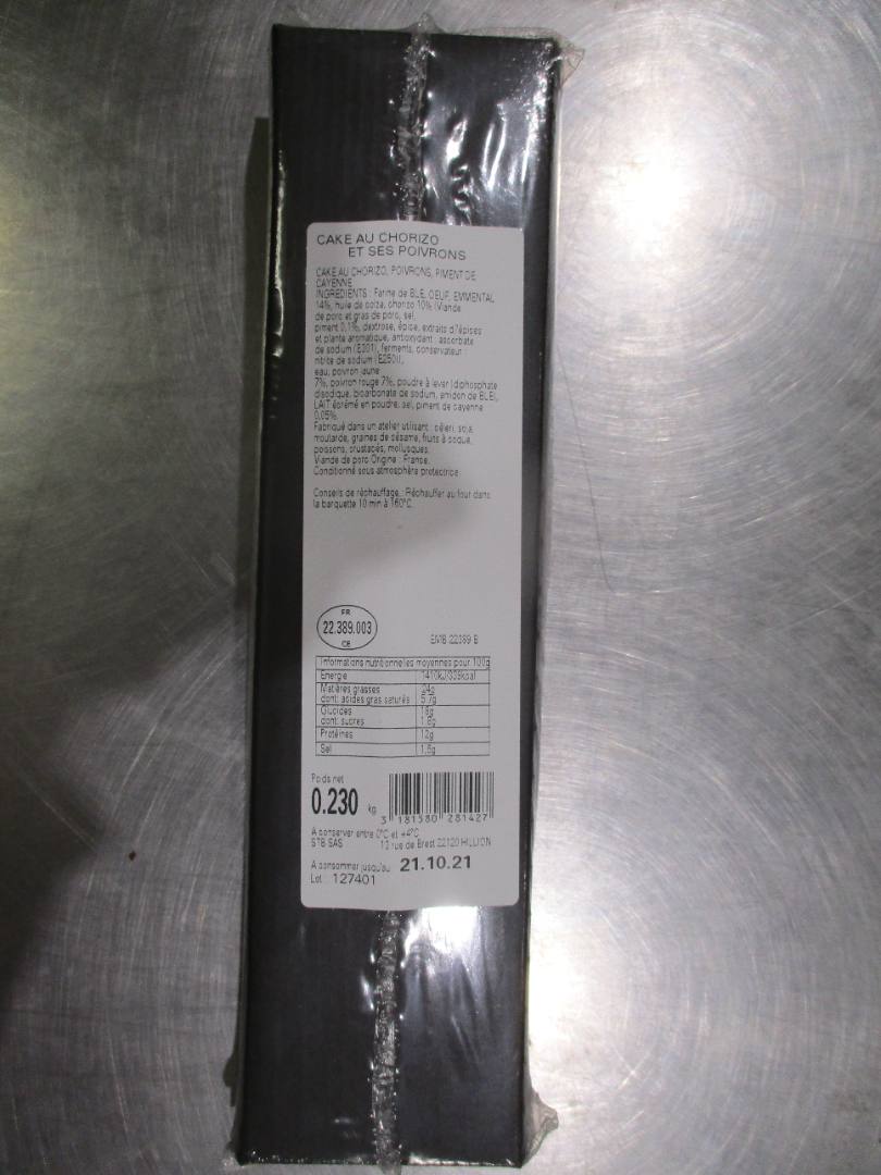 Visuel N°2 du produit rappelé