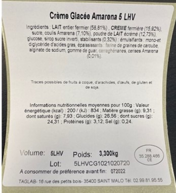 Visuel N°2 du produit rappelé