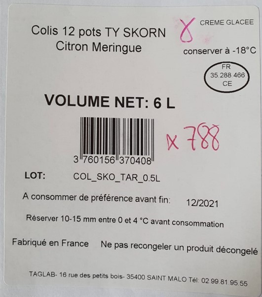 Visuel N°2 du produit rappelé