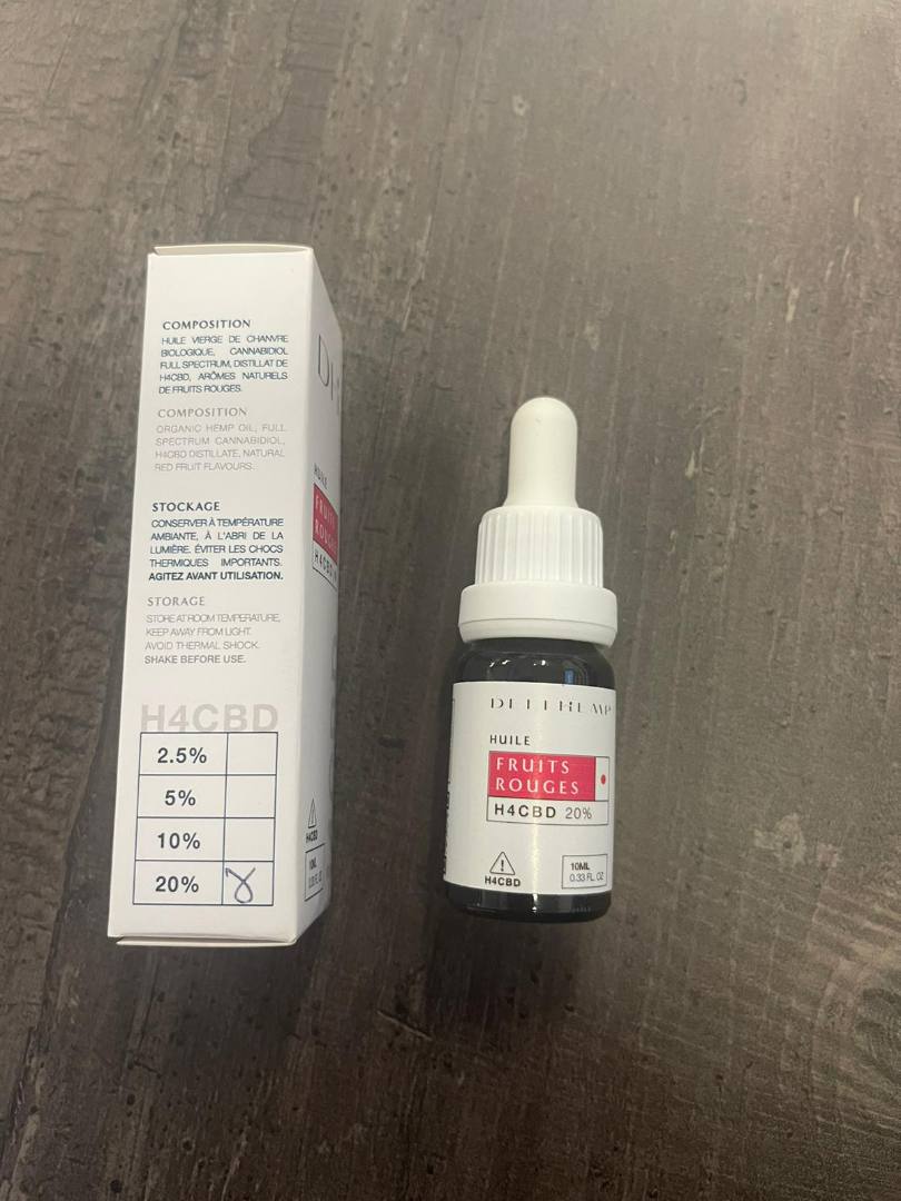 Visuel N°2 du produit rappelé : HUILE H4CBD - FRUITS ROUGES 20% - H4CBD