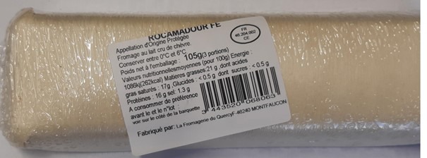 Visuel N°1 du produit rappelé