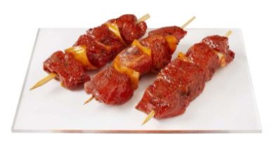 Visuel N°2 du produit rappelé : Brochette (boeuf, veau, agneau ou volaille) marinée saveur Rubiera, jambon grill mariné