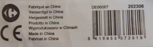 Visuel N°1 du produit rappelé