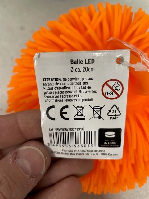 Visuel N°1 du produit rappelé