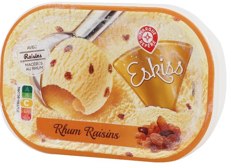 Visuel N°2 du produit rappelé : BAC RHUM RAISIN 534,5G