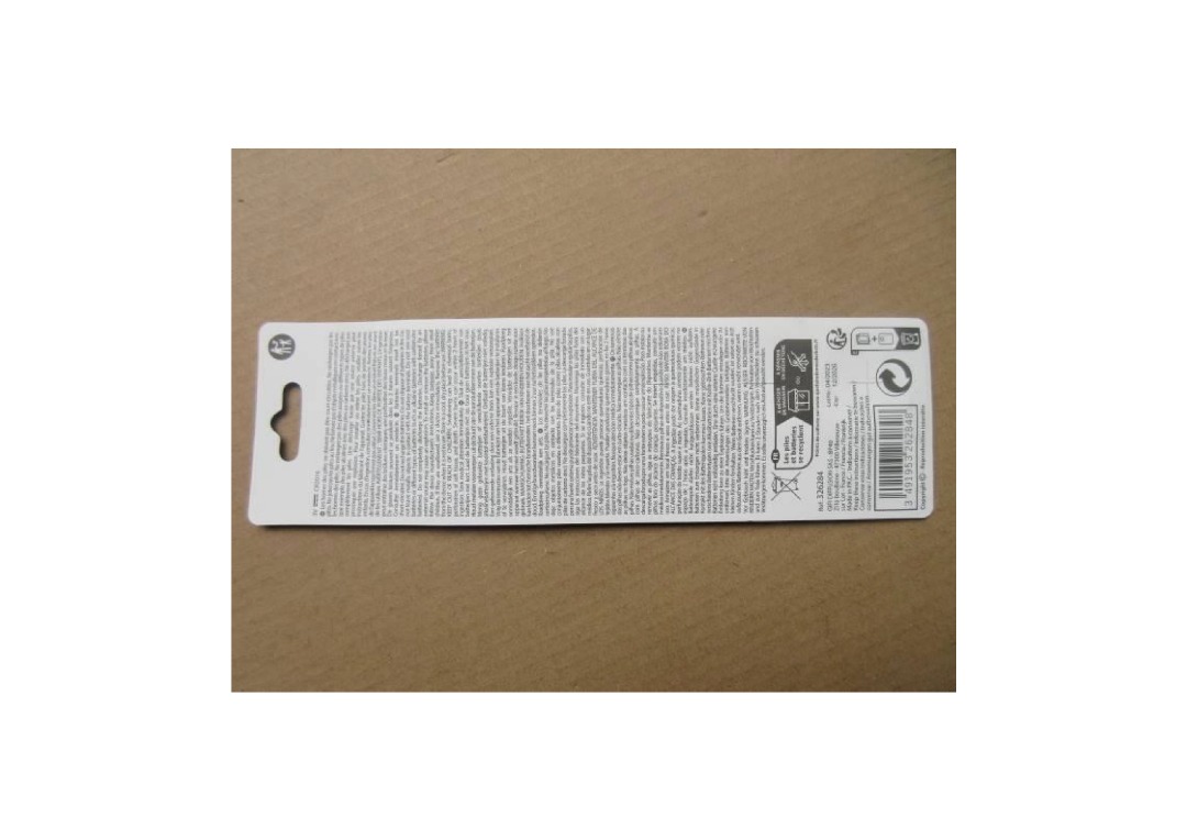 Visuel N°2 du produit rappelé : 326284 PILE BOUTON CR2016 X5 LITHIUM  