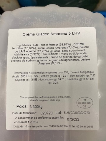 Visuel N°1 du produit rappelé