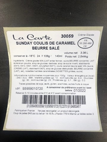 Visuel N°4 du produit rappelé