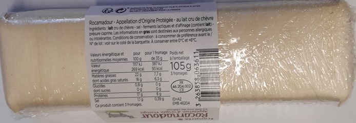 Visuel N°1 du produit rappelé