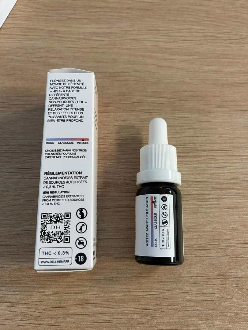 Visuel N°3 du produit rappelé : HUILE HDH - MENTHE - STRONG