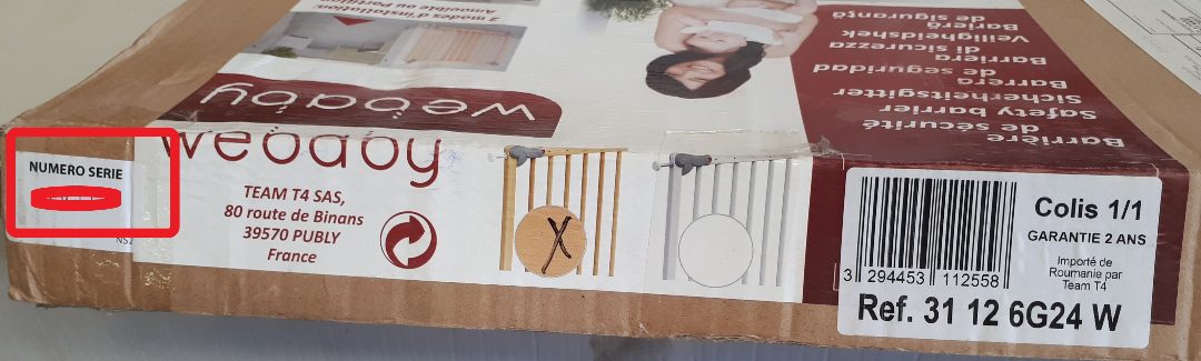 Visuel N°1 du produit rappelé