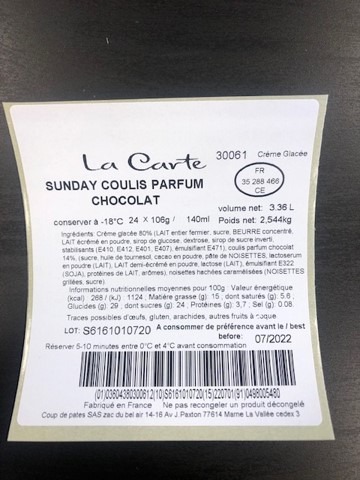 Visuel N°3 du produit rappelé