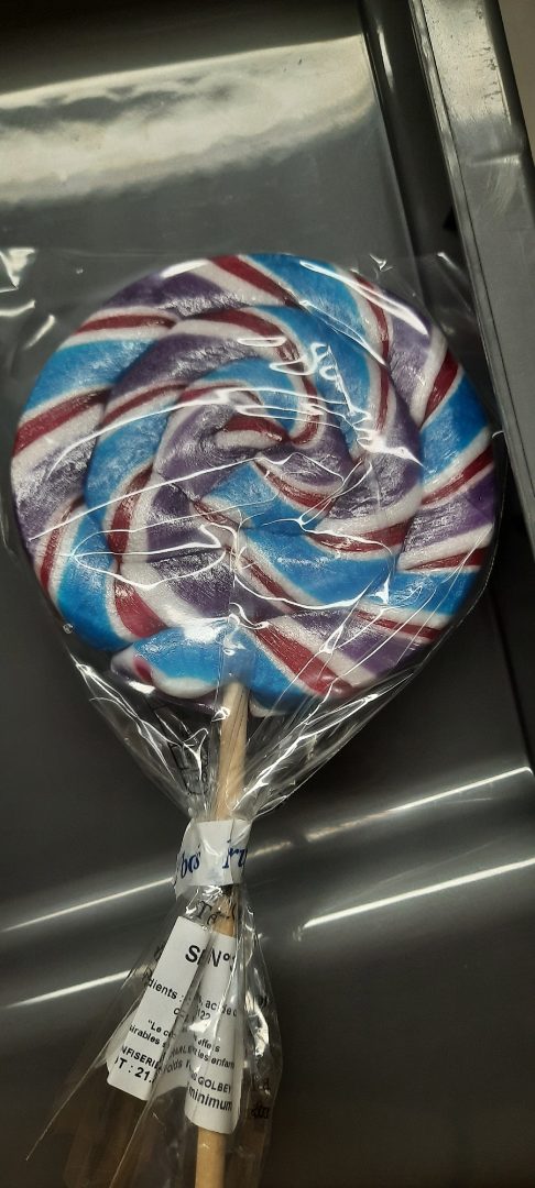 Visuel N°2 du produit rappelé : sucette ronde 