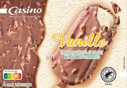 Visuel N°2 du produit rappelé : Maxi bâtonnets x4 – CASINO