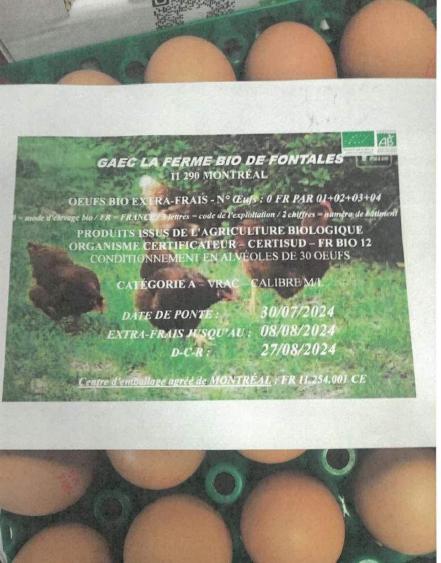 Visuel N°1 du produit rappelé