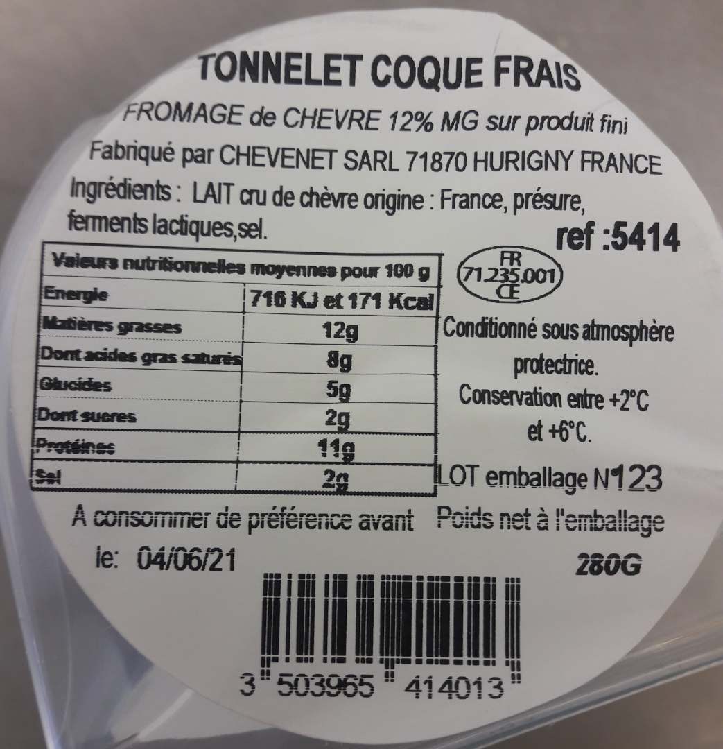 Visuel N°4 du produit rappelé