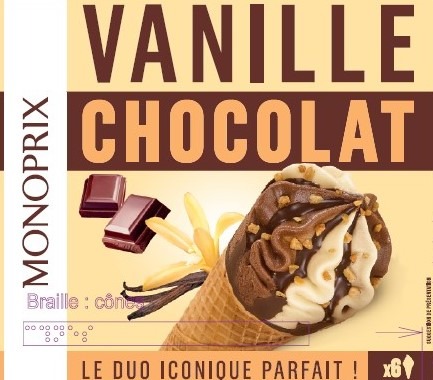 Visuel N°2 du produit rappelé : Cônes x6 - Monoprix