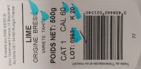 Visuel N°1 du produit rappelé