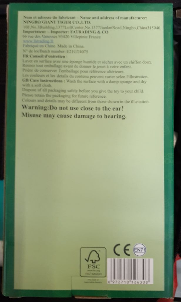 Visuel N°1 du produit rappelé