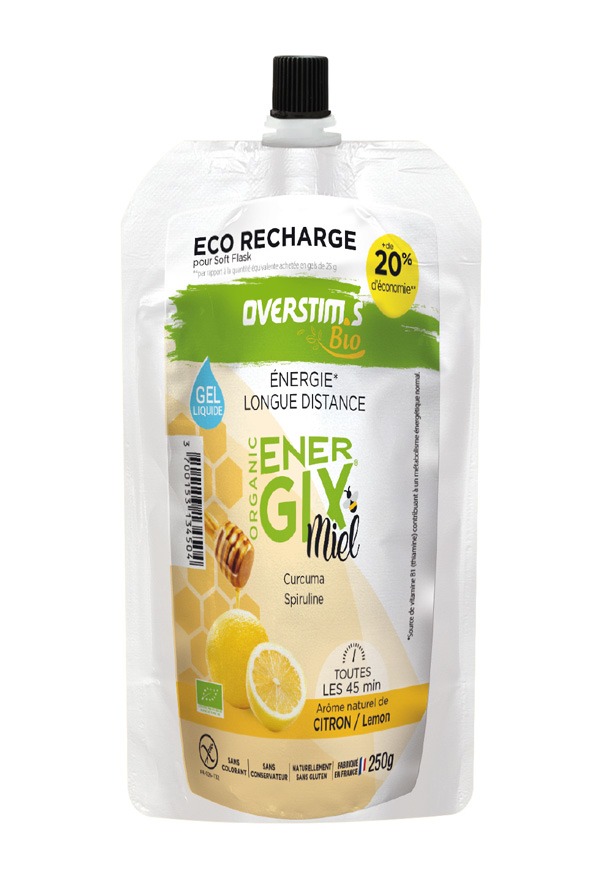 Visuel N°2 du produit rappelé : Gel Energix Miel Citron BIO