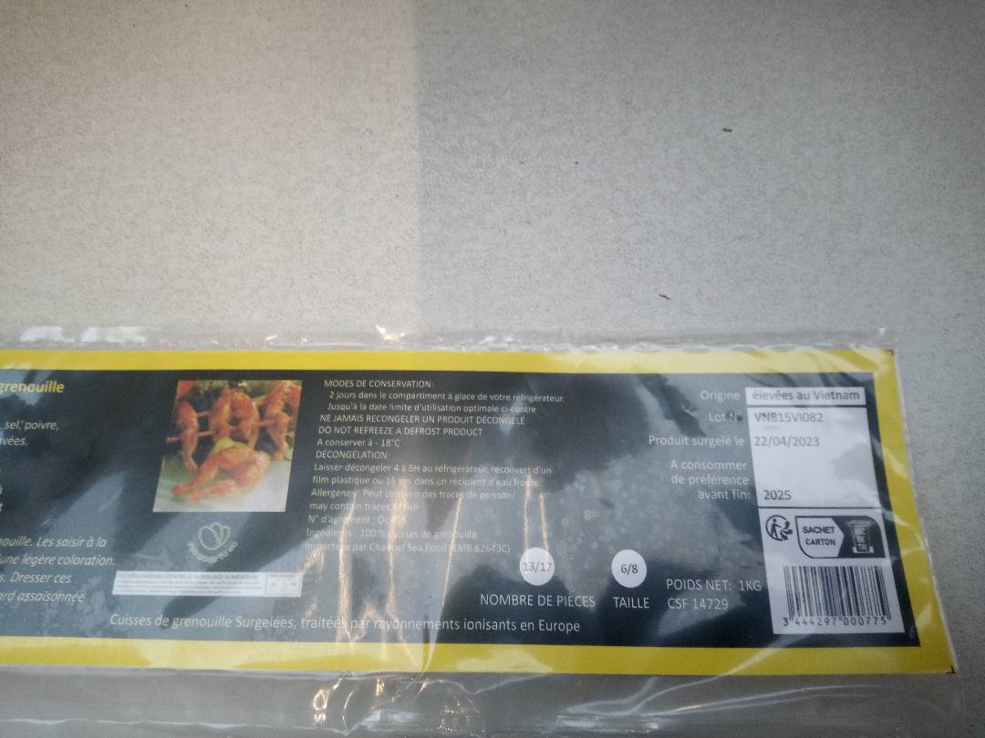 Visuel N°1 du produit rappelé