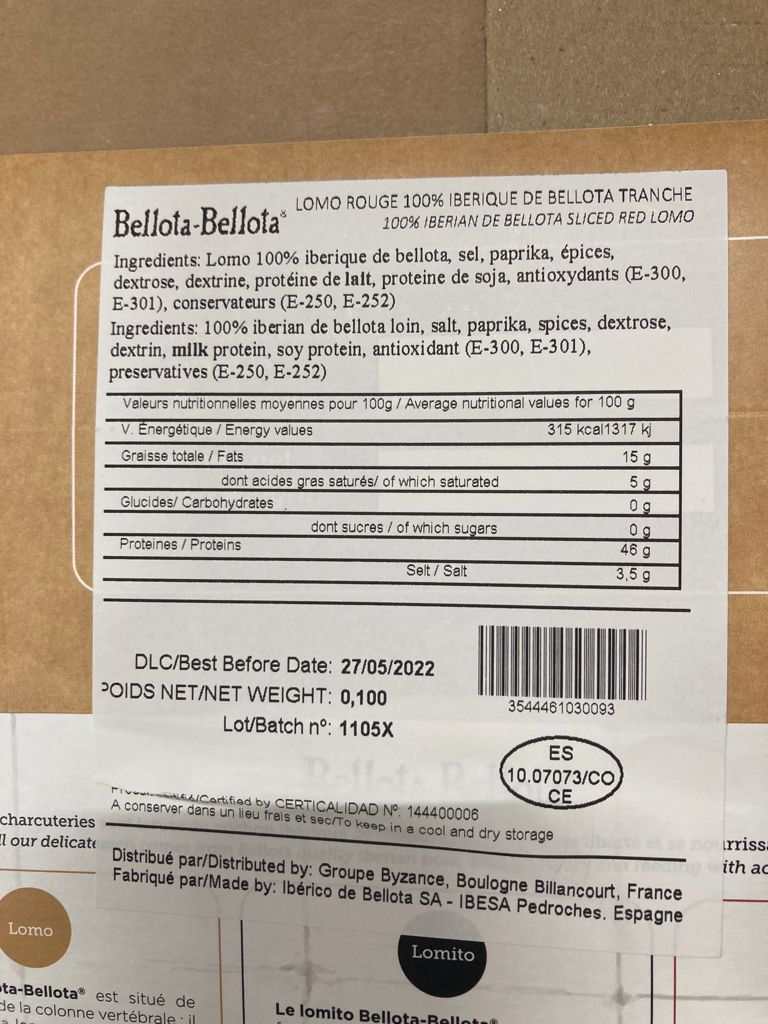 Visuel N°1 du produit rappelé