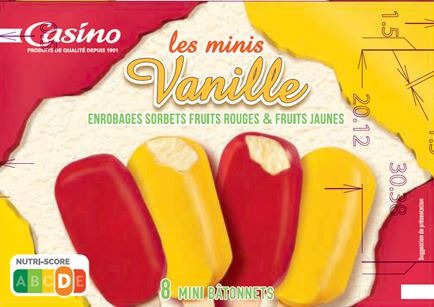 Visuel N°2 du produit rappelé : Mini bâtonnets x8 – CASINO