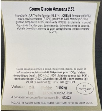 Visuel N°1 du produit rappelé