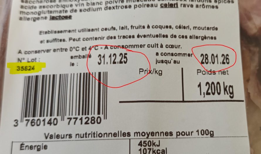 Visuel N°1 du produit rappelé