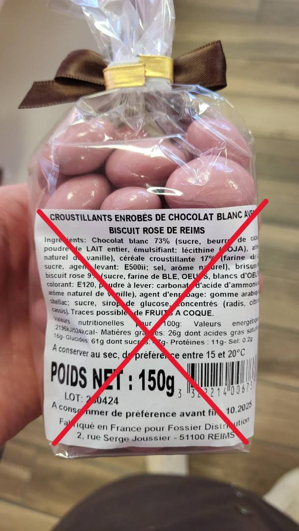 Visuel N°1 du produit rappelé